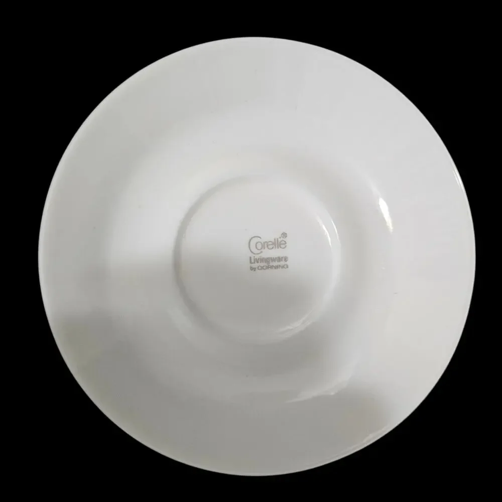 Corelle Old Town Blue Saucers Set of 4 Blue Onion Floral Corning